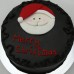 Christmas - Ganache with Flat Santa Cake (D)